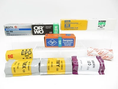 10 Stück - Konvolut Mix abgelaufener 120er Rollfilme 120 Rollfilm - Mystery Pack - Bild 1 von 4