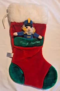 JcPenney Christmas Collection Weihnachtsstrumpf mit Stofftier - Bild 1 von 5