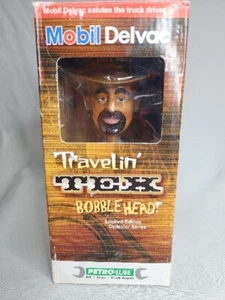 Pubblicità Travelin Tex Bobblehead MOBIL Delvac Oil 2003 8" - Foto 1 di 7