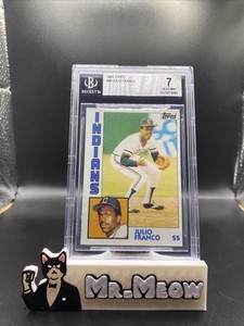 1984 Topps Julio Franco Rookie Baseball Card #48 BGS 7