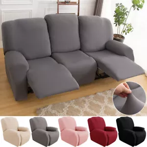 1/2/3 Sitzer Elastisch Relaxsessel Sofahusse Stretch Liege Sofabezug Sesselbezug - Bild 1 von 19