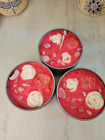 Soy Candles Scented Candle Crystal Candles 8 Oz - Fresh Roses Candle, Love Candl