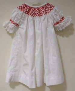 NWT Pleats & Stitches Smocked Bishop Dress Girl's Size 5 - Picture 1 of 3