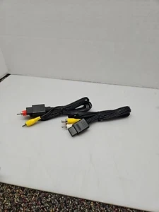 2 N64 SNES Gamecube 6FT RCA AV TV Audio Video Stereo Cable Cord US - Picture 1 of 3