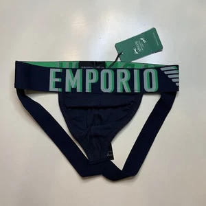 NWT Mens Emporio Armani Jock Strap Blue Small - Picture 1 of 4