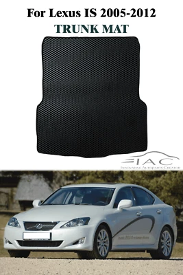 Alfombra de carga esponja trasera negra para Lexus IS IS250 IS300 2006-2013 Foto 1 de 3