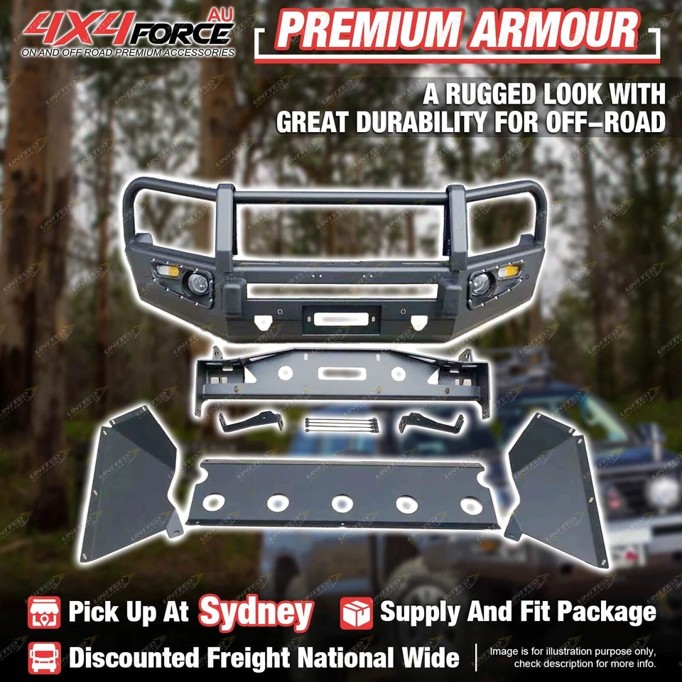 Premium Armor Bumper Bullbar with 3 Loop for Volkswagen Amarok 11-23 SYD Stock - image 1 of 2