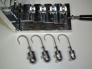 Stampo per maschera proiettile acqua salata con occhi 3,4,5,6 once 9/0 3407 alluminio CNC - Foto 1 di 7