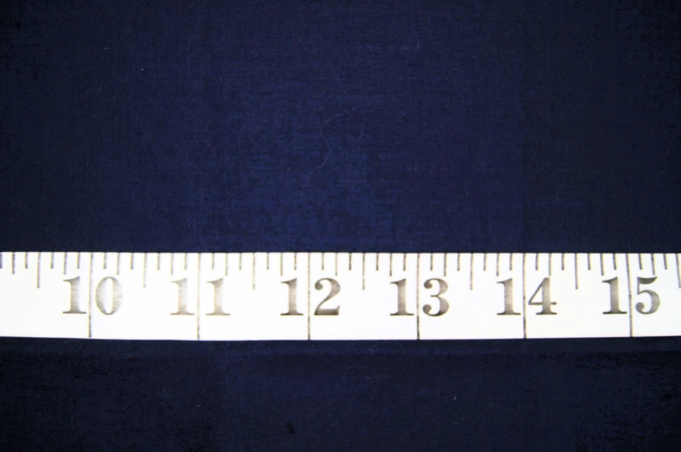 2/3 Yard Solid Navy Blue Broadcloth Cotton Quilting Fabric 26" X 44" - Image 1 of 1