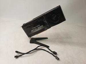 EVGA NVIDIA GeForce GTX 285 Mac Edition Video Card 1 GB 01G-P3-1080-B3 W/ Cables - Picture 1 of 10