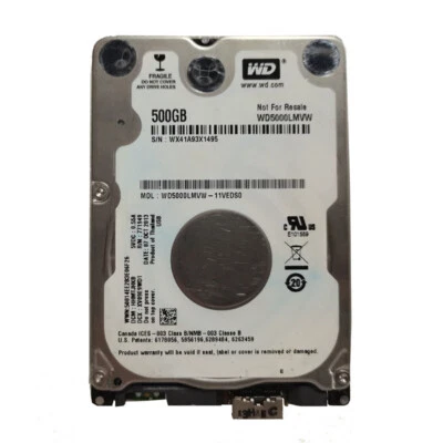 Western Digital 500GB WD5000LMVW-11VEDS0 2.5" USB 3.0 External Hard Disk Drive - Image 1 of 3