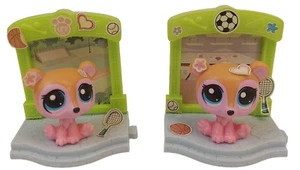 Lot of 2 Littlest Toy Shop McDonalds Toys Bobblehead Lot 2015 - Picture 1 of 4