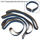 4pcs 2 x 72 Ceramic Sanding Belts Bands Coarse Grit for Grinding Tasks