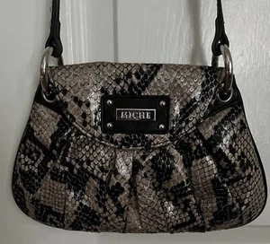 MICHE brand multicolor faux snake skin small shoulder bag snap closure lined - Picture 1 of 6
