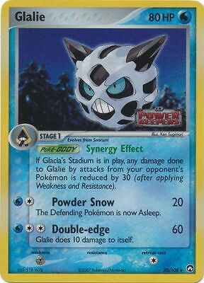Pokemon Card - Power Keepers 30/108 - GLALIE (REVERSE holo-foil) - NM