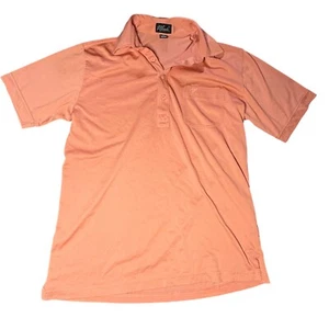 Merola Golf Poloshirt Rosa Pfirsich Kurzarm Tasche Freizeit Herren Größe M - Bild 1 von 4