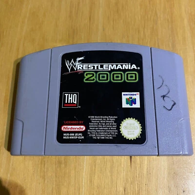 N64 Nintendo 64 - WWF Wrestlemania 2000 - Image 1 of 2