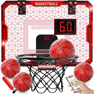 Indoor Basketball Hoop for Kids Boys, Mini Basketball Hoop Indoor Sets Toys w... - Picture 1 of 9