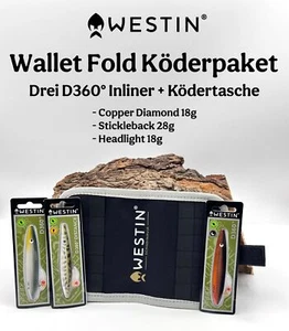 Westin W3 WALLET FOLD Gr. S + 3 x D360° Inliner 18g 28g Meerforellenköder SALE - Bild 1 von 4