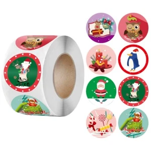 500 Pcs Tags Sticker Holiday Decorative Presents Labels Decals Christmas Gifts - Picture 1 of 8