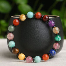 Stone Handmade Balance Stretch Bracelet Round 8mm Beads Healing Reiki~~