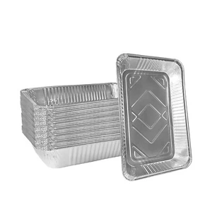 200 Pack - Disposable 9”x 13” Aluminum Foil Steam Table Deep Pans without Lids - Picture 1 of 5
