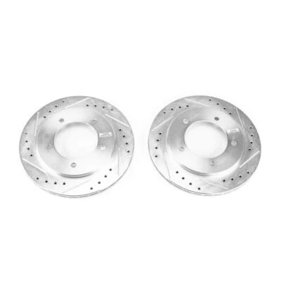 Juego de rotor de freno de disco PowerStop - Se adapta a Chevrolet Tracker 2000-2004, Suzuki Vitara Foto 1 de 4