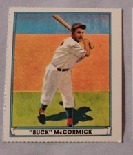  1977 Dover Reprint 1941 Play Ball Buck McCormick Reds Baseball Card