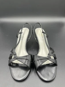 Soft Style Größe 8,5 M Hush Puppies Damen-Slingback-Pump schwarz Sandale Absatz - Bild 1 von 4