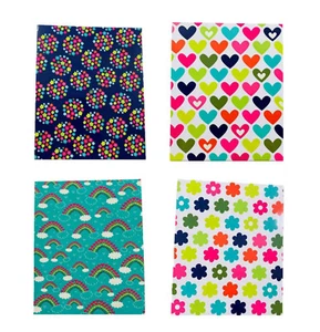 Pop Patterns 4 Ordner Set (Blumenkugeln, Blumenreihen, Regenbögen, Herzen in Herzen - Bild 1 von 5