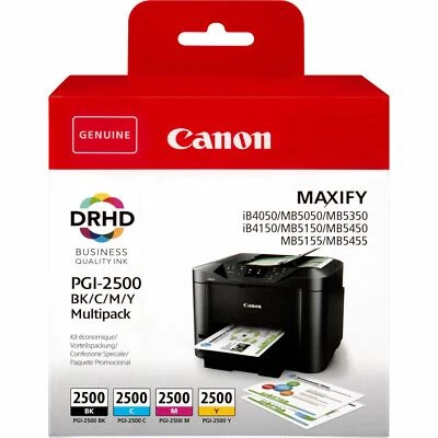 Canon PGI-2500 Multipack Tintenpatronen 9290B004 für MAXIFY MB50 MB5150 MB5155 - Bild 1 von 2