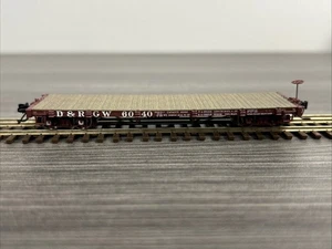 Blackstone Models HOn3 Scale #B340313 D&RGW 30 Ft. Flatcar #6040 NIB! - Picture 1 of 4