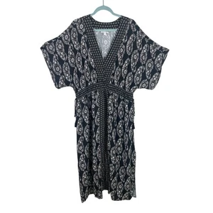Knox Rose Maxi Dress Paisley Boho Peasant Kaftan Size XXL - Picture 1 of 10