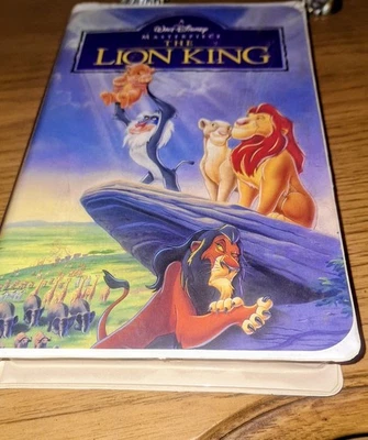 The Lion King VHS Walt Disney Masterpiece Collection (1995) Rare Clamshell - Image 1 of 4