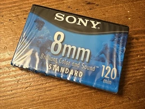 Sony 8mm Brilliant Color & Sound Standard 120 minutes Video Cassette Tape🔥NEW🔥 - Picture 1 of 3