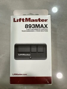 LiftMaster 893MAX 3 Button Visor Remote Control Garage Door Opener - Picture 1 of 4
