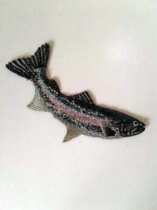 Fish Embroidered Patch for Jacket - Picture 1 of 5