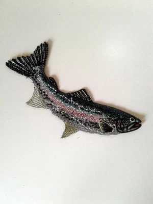 Fish Embroidered Patch for Jacket - Image 1 of 4
