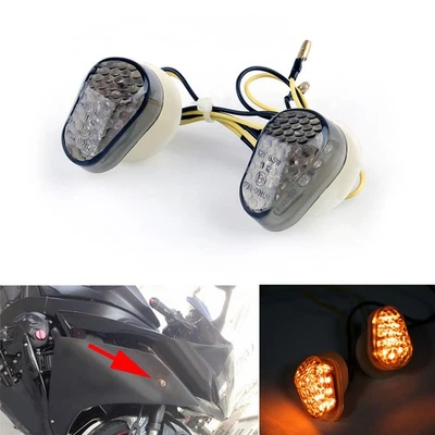 Luz de señal de giro para Yamaha YZF 600 R6 03-12 YZF 1000 R1 FZ1 FZ6 humo Foto 1 de 4