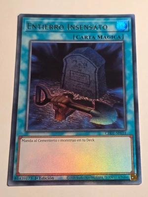 Foolish Burial●Ultra Rare●SPANISH●YUGIOH●CH01●2025●NM●E902 - Image 1 of 2