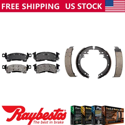 Element3 Front Metallic Brake Pads Rear Shoes For 1971-1972 Chevrolet Brookwood - Image 1 of 4