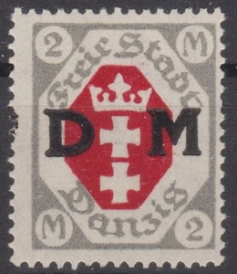 === DANZIG Dienst Mi. 13 postfrisch **, Kat.85€ === - Picture 1 of 1