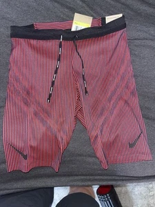 Nike Aeroswift Half Tight Running Shorts - Men's Small ~ $90.00 FN3369 Red - Picture 1 of 1
