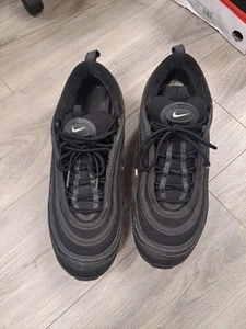 Taglia 11,5 - Scarpe sneakers Nike Air Max 97 nere in tessuto spugna 921826-015 - Foto 1 di 16