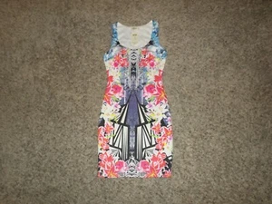 ARDEN B Women's Tropical Mirrored BodyCon Dress Size XS NEW Super Cute - Picture 1 of 6