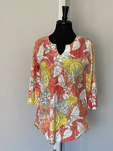 *SALE!* NWT ATELIER5 Tunic Blouse SMALL Spring Cruise ARTSY Gozde Yilmaz #30 - Picture 1 of 9