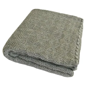 DISANA Baby Receiving Thermal Blanket, Washable Merino Wool, 31x40 inches - Picture 1 of 26