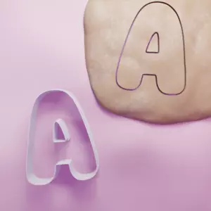 Lettera A Coltello per Biscotti - Bild 1 von 6