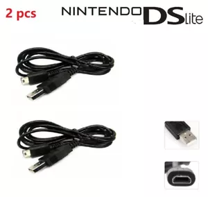 2pcs USB Battery Charging Cable For Nintendo DS Lite DSL NDSL Power Cord Charger - Picture 1 of 6
