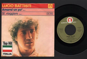 7" LUCIO BATTISTI AMARSI UN PO' / SI VIAGGIARE MADE IN GERMANY 1977 MOGOL M- / M - Picture 1 of 1